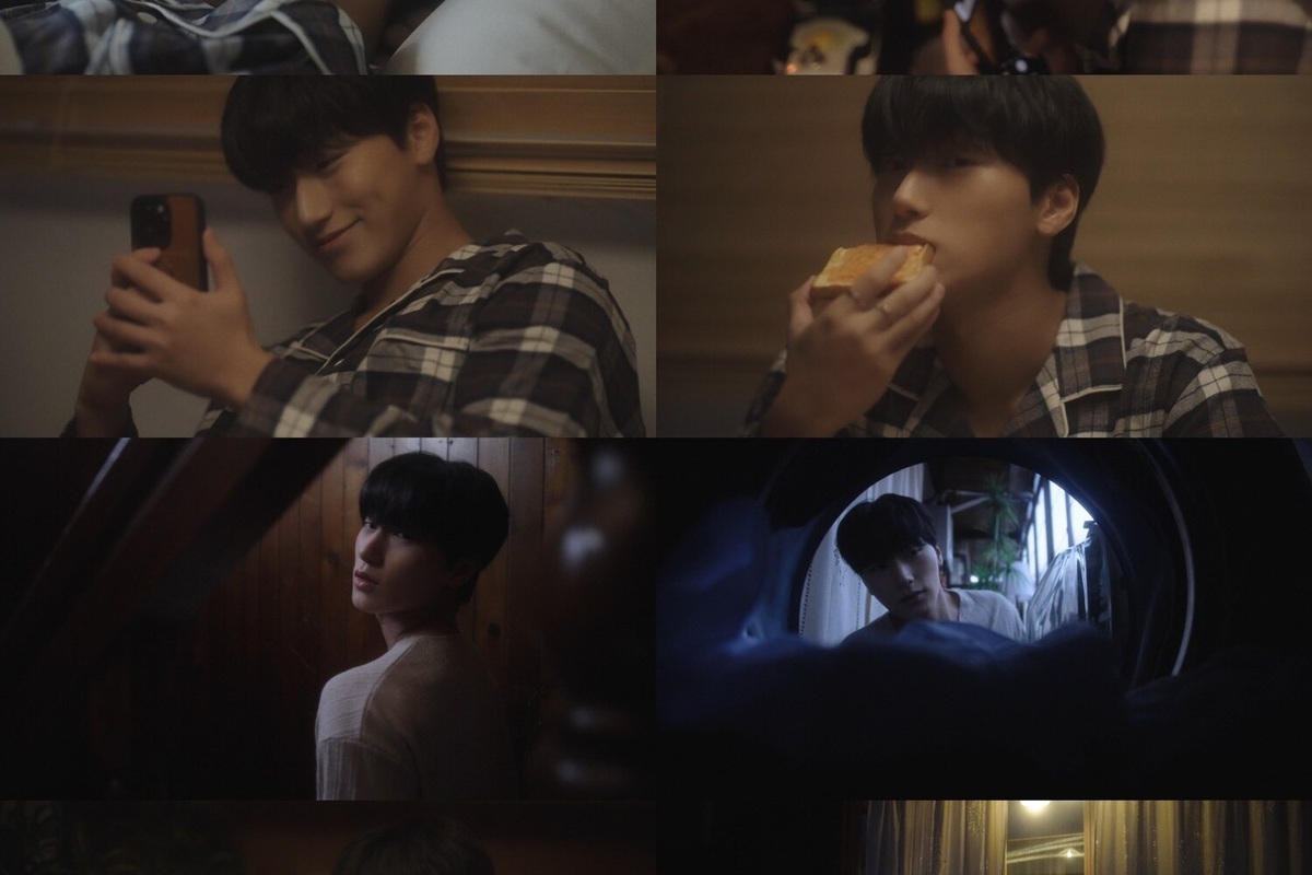     Зимняя магия: Сан из ATEEZ представил клип на песню Snowflake