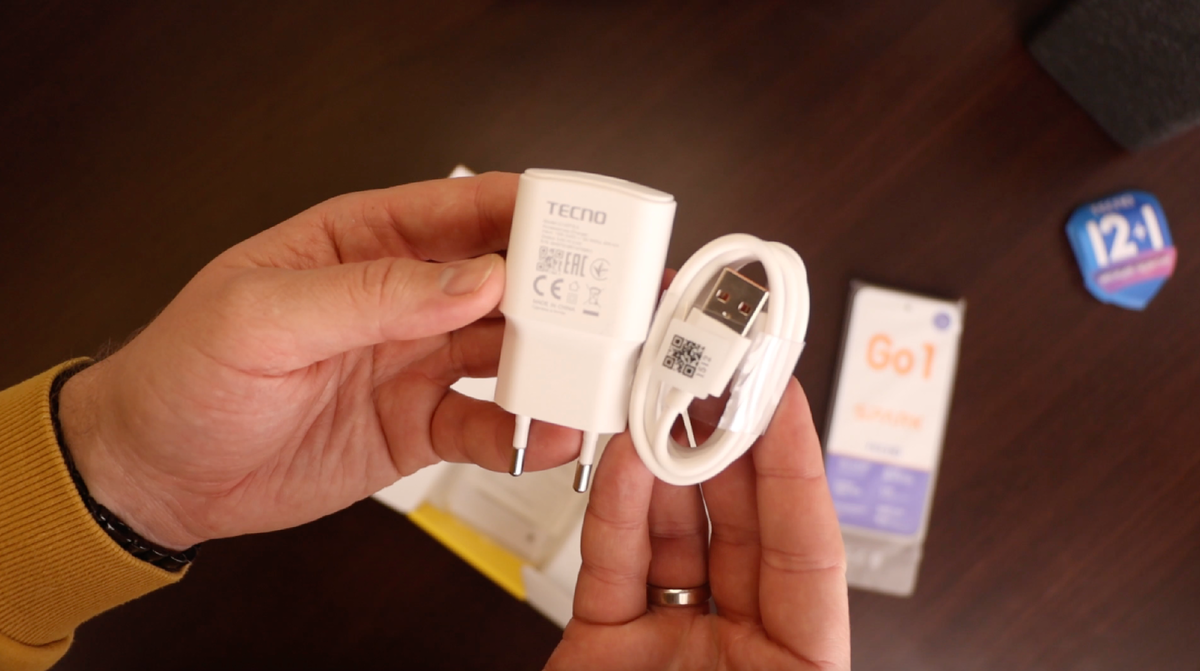 Блок питания на 10W + Кабель USB-A + USB-C