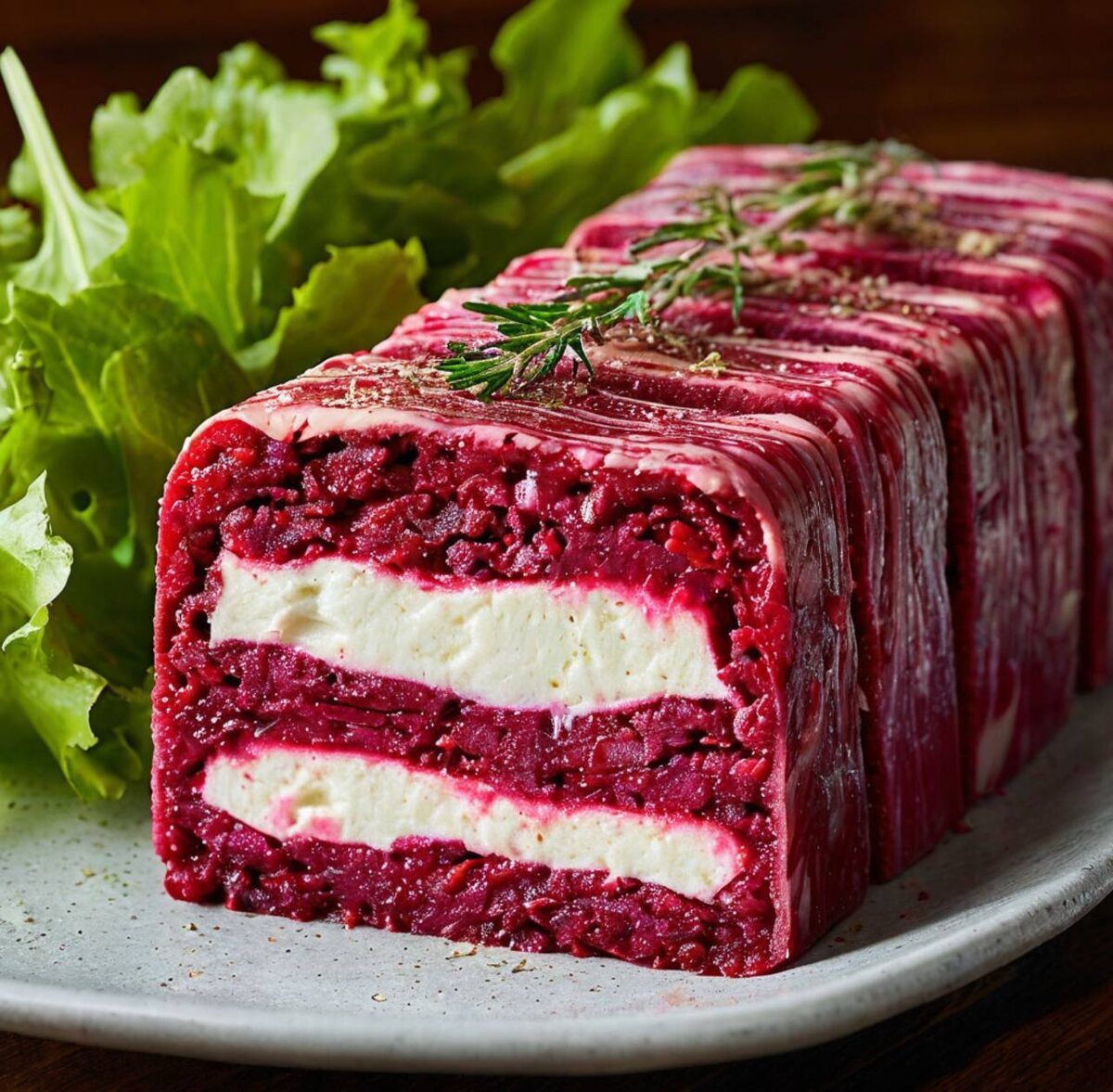 свекольный террин / коллаж Другой Кухни