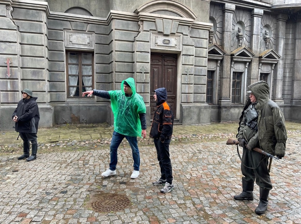 Кадры со съемок фильма