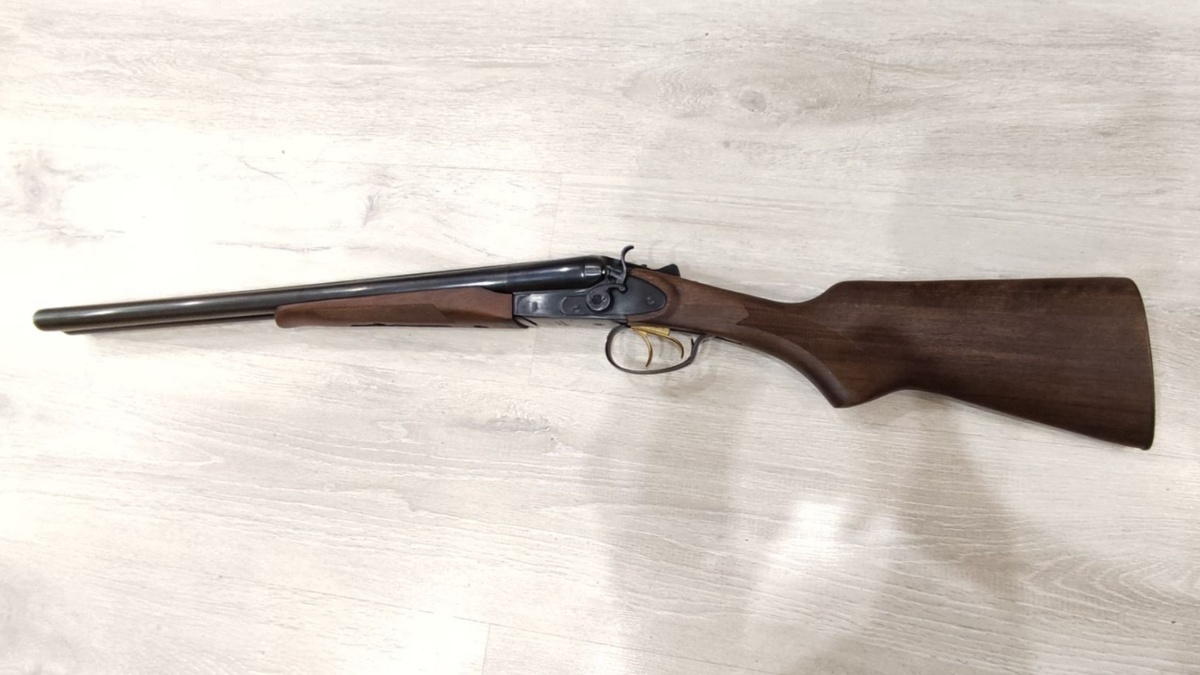 Экспортное исполнение - желтые спуски, железный тыльник и надписи на английском