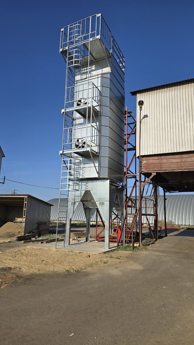 Колонна охлаждения RIR КО-20.30. Производительность 20 т/ч в режиме охладителя