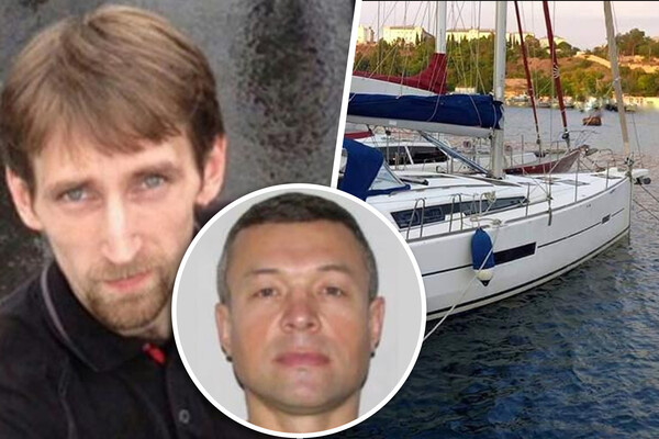 Убитый в 2015 году мужчина, подозреваемый в убийстве и яхта «Ариэль» (слева направо) / Следственное управление Следственного комитета Российской Федерации по Ленинградской области/ФТС России   📷