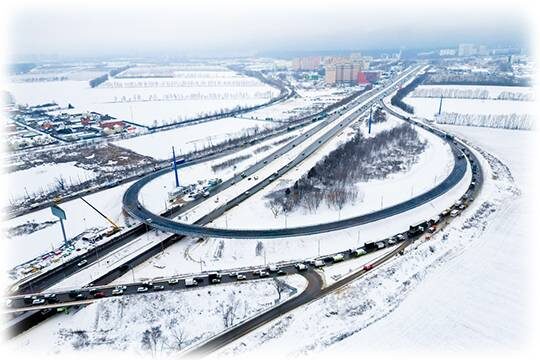    Губернатор Подмосковья открыл разворотную эстакаду между Каширским шоссе и автодорогой А-105