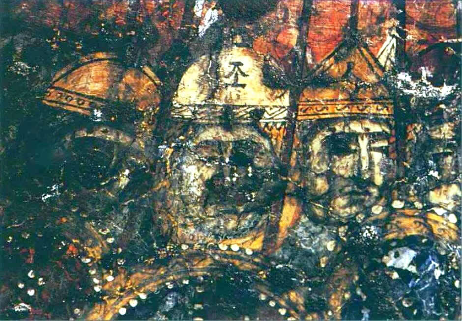 Фреска из церкви св. Иоанна Златоуста в Гераки (взято из Интернета).