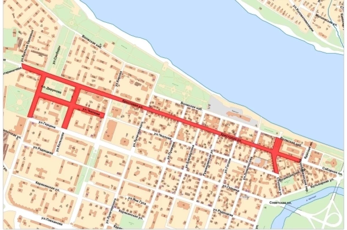    В центре Рыбинска из-за «НаШествия Дедов Морозов» ограничат движения