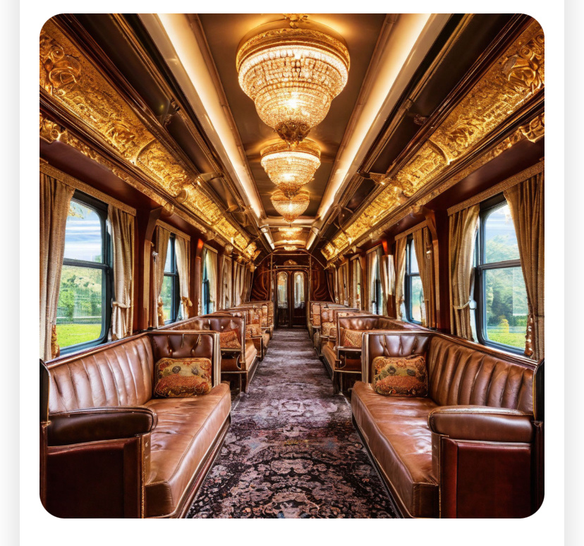 Вагон класса люкс.