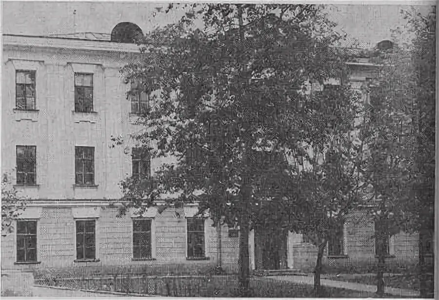 Архивное фото здания частной гимназии Ф.В.Воронина