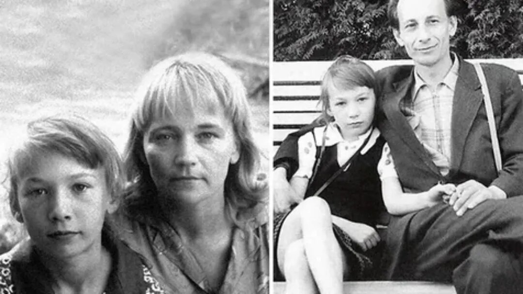 Лена с родителями