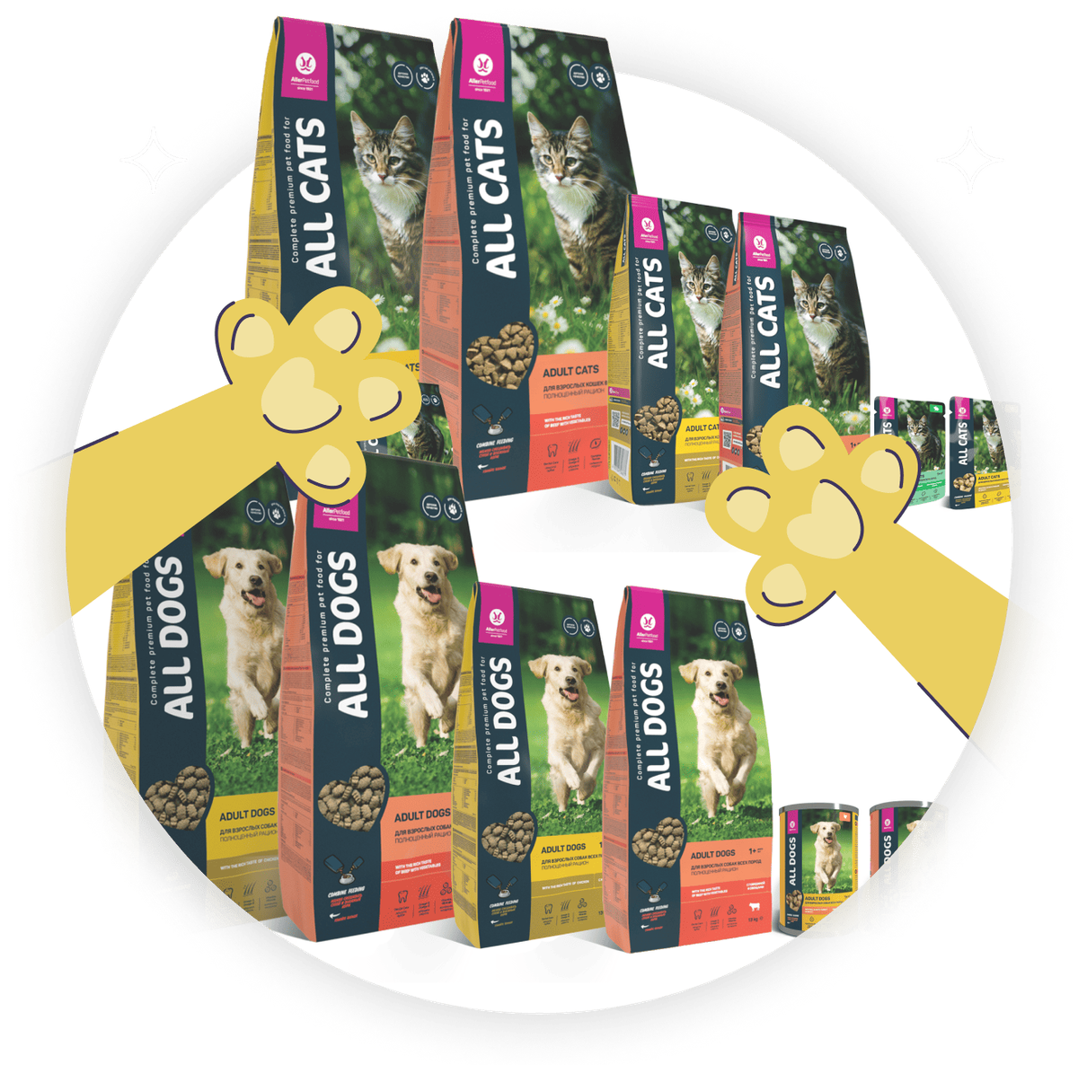 Корма Aller Petfood для собак и кошек