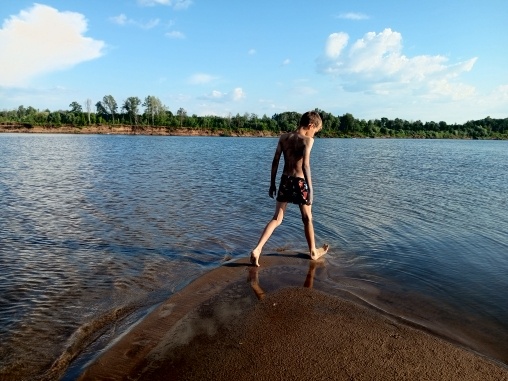 Вятка в июле. Фото автора. Сын автора тоже.