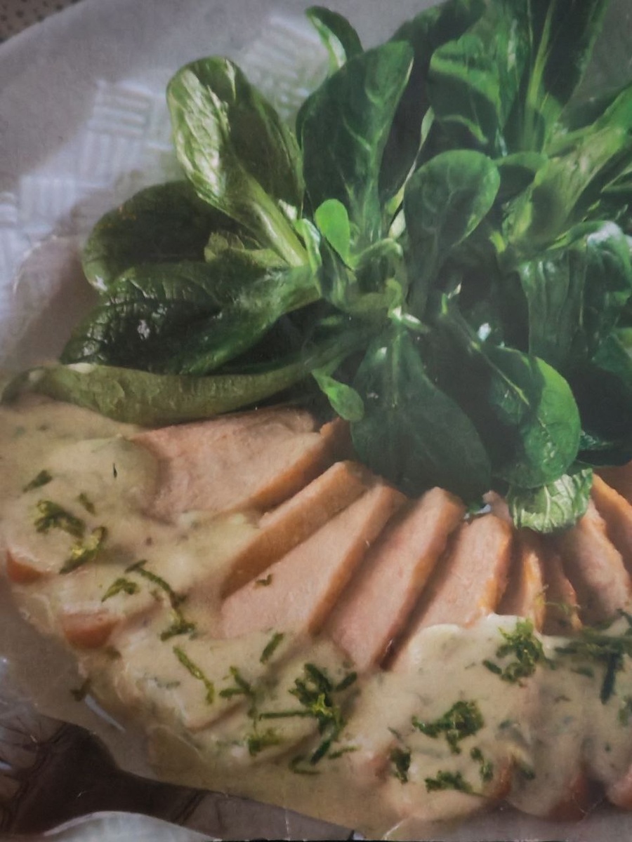 Курица с лимонным соусом