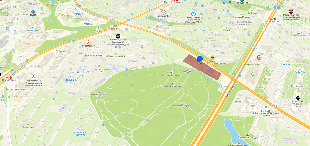 Пятно застройки Ice Towers