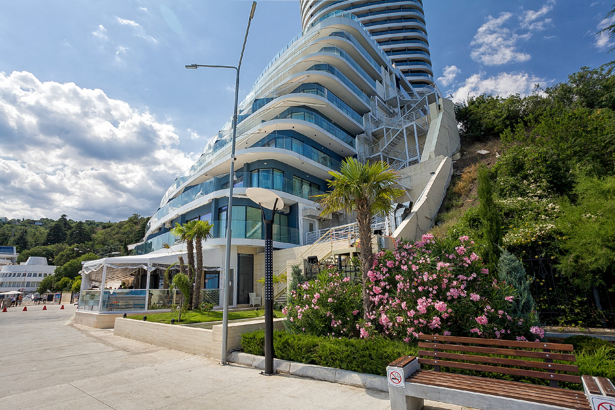 Архитектурное фото комплекса апартаментов Аю-Даг Resort & SPA