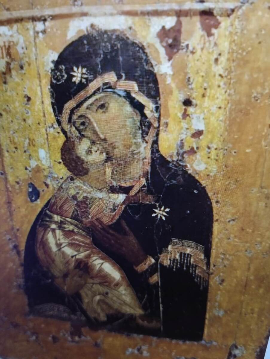 Матерь божья Владимирская, 12 в.