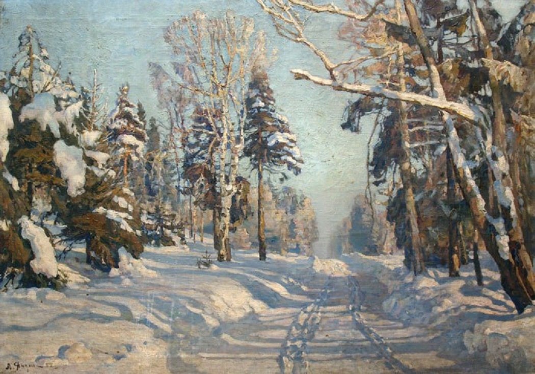 Снежная дорога.