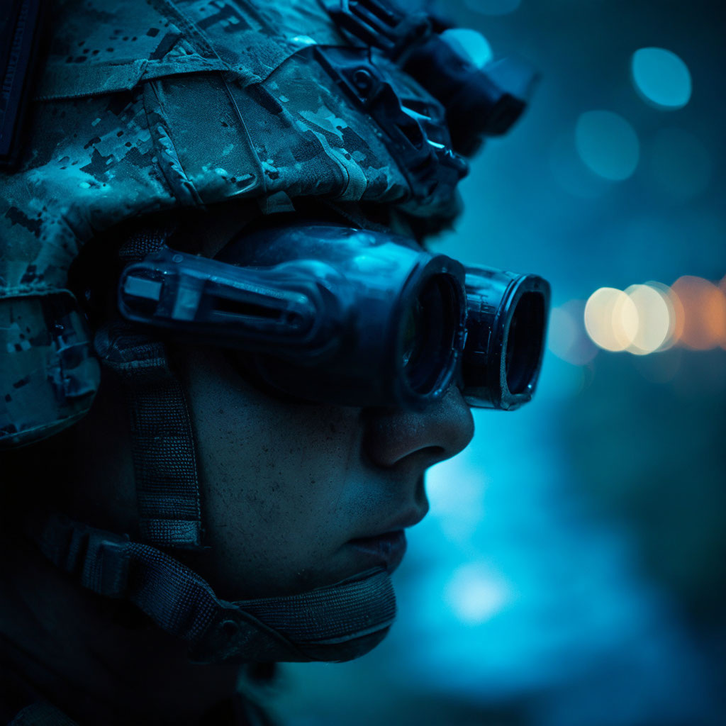 Использование зелёного цвета в приборах ночного видения обусловлено сразу несколькими факторами