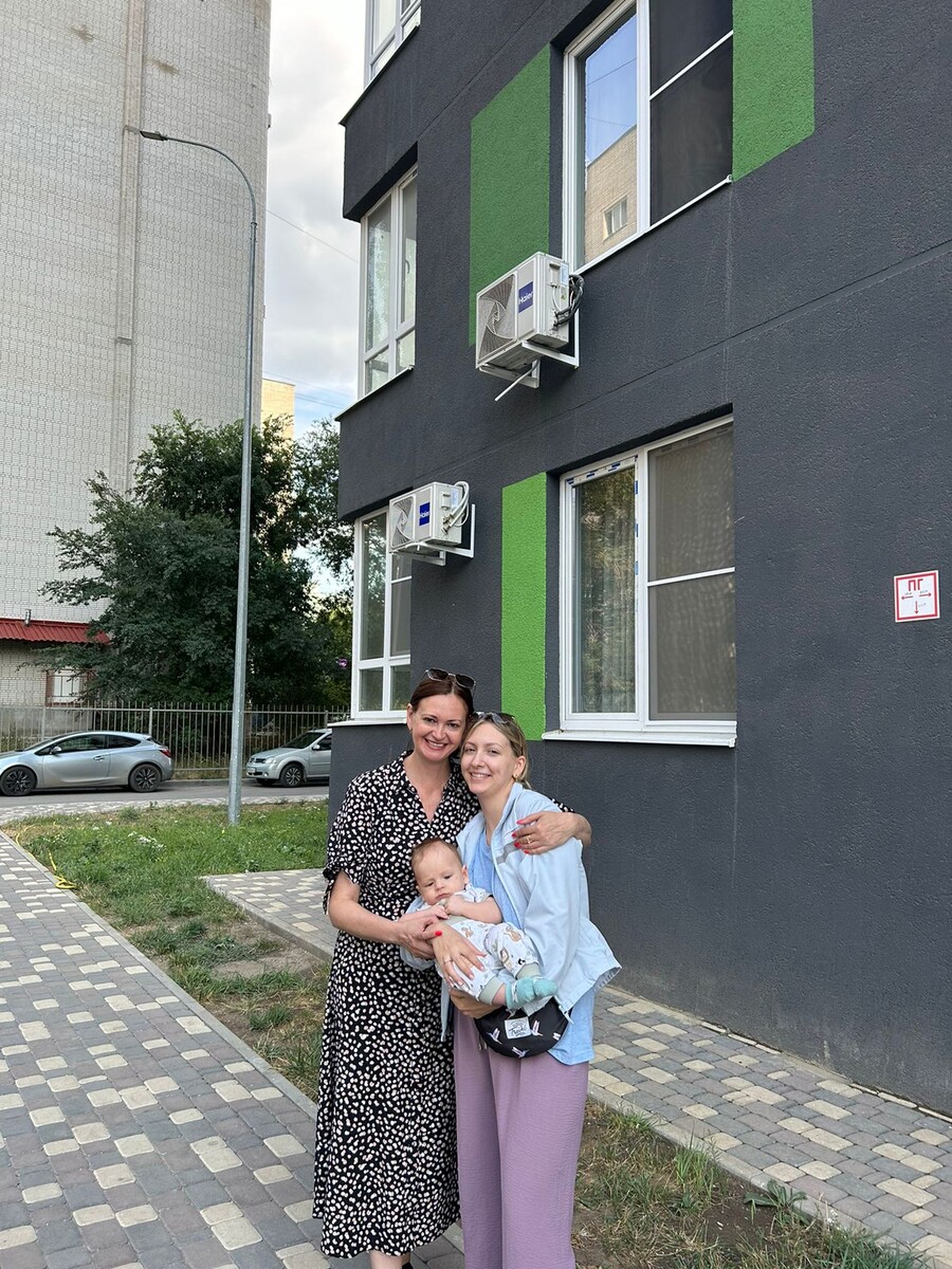 Моя девочка и внучок 