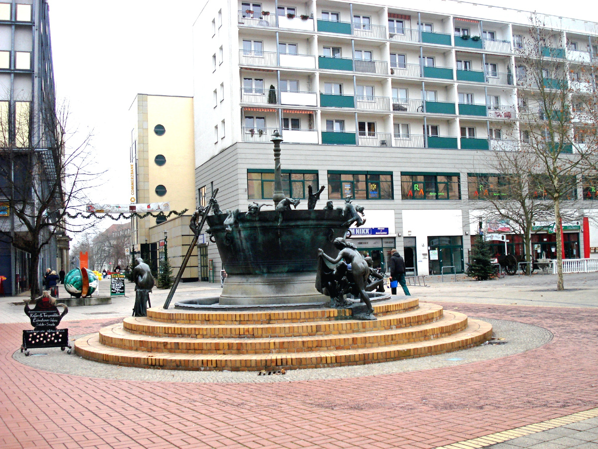 Дьявольский фонтан на Ляйтерштрассе 