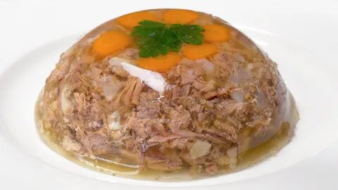 фото из интернета, в вариации мужа, вместо морковки было мясо, остальное сам холодец.