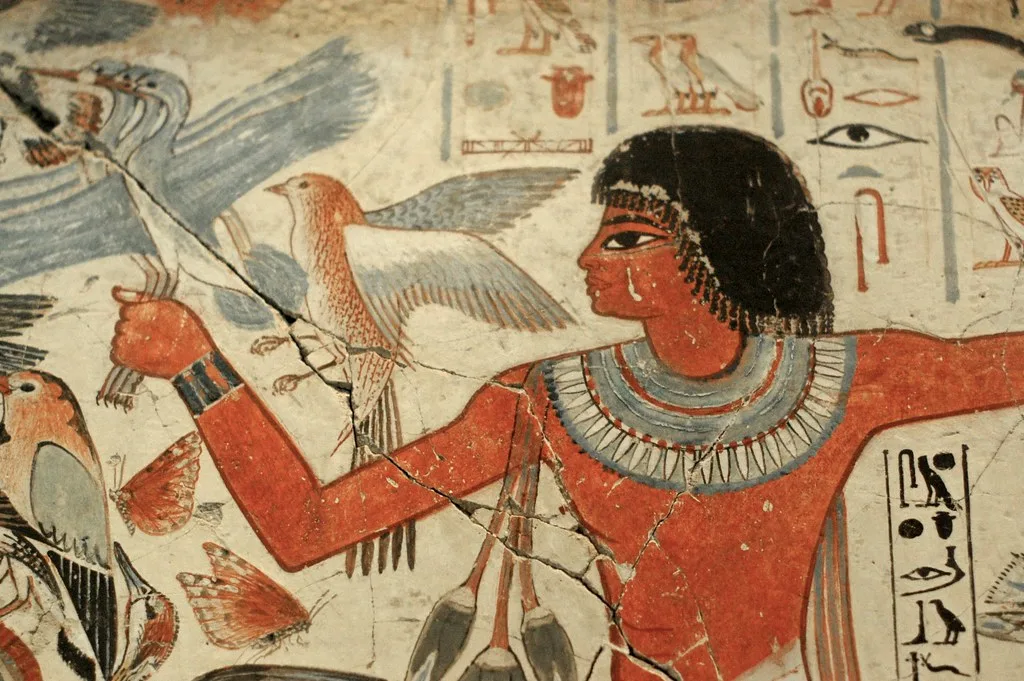 фото из открытого источника интернет. Из настенной росписи гробницы Небамона в Фивах. Около 1350 до н. э.