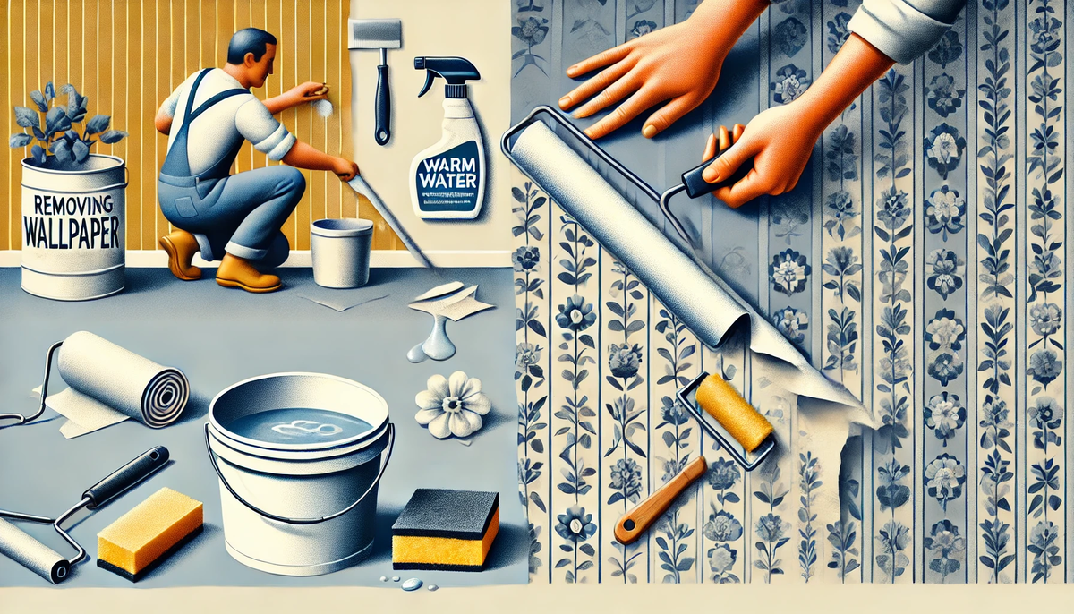 снятие обоев