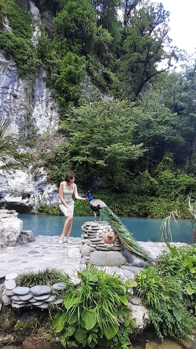 Голубое озеро