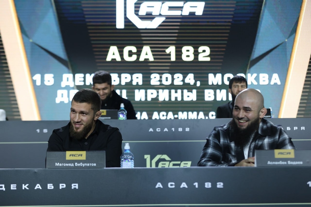 Пресс конференция перед турниром ACA 182