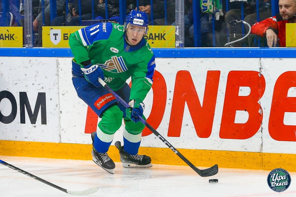 Данил Алалыкин - в среднем самый быстрый игрок «Салавата»