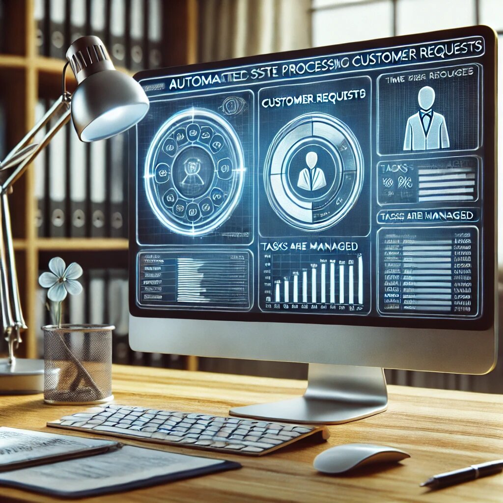 Система автоматической обработки заявок на экране компьютера