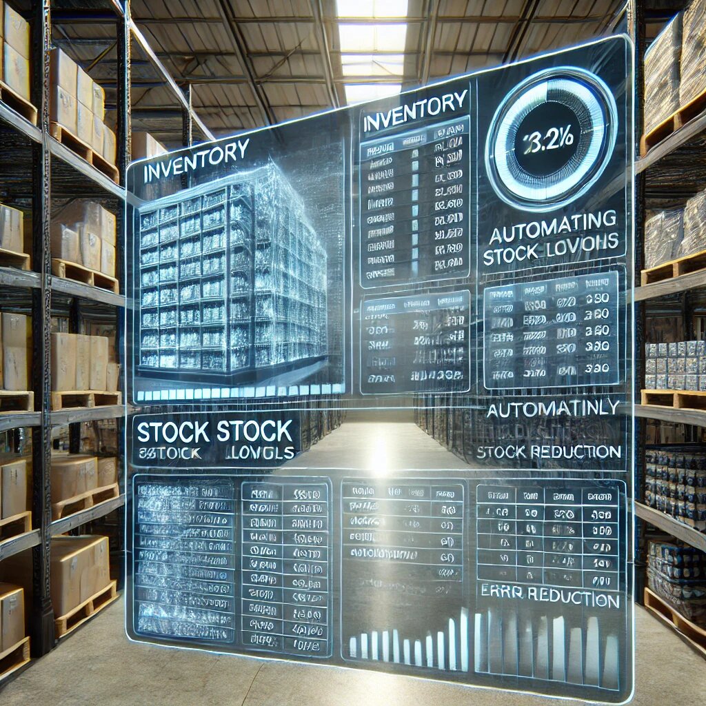 Складская система обновляет данные о запасах в реальном времени.