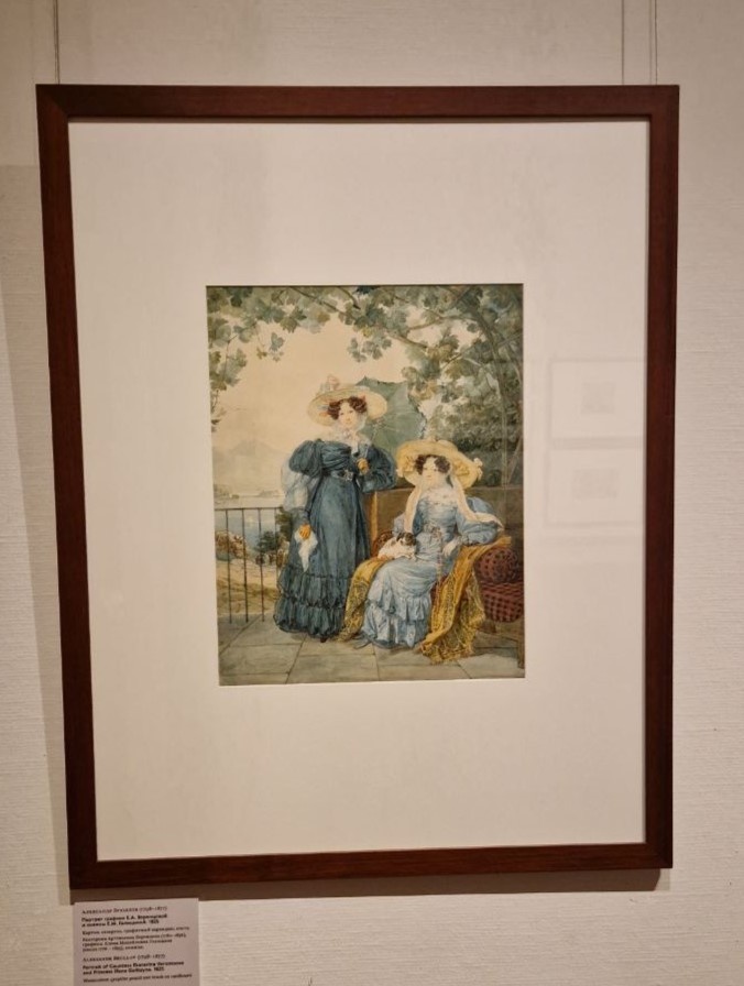 Брюллов А. П. Портрет графини Е. А Воронцовой и княжны Е. М. Голициной. 1825