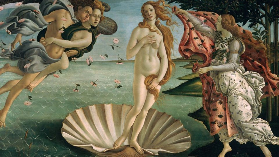Афродита ок.1485 Сандро Боттичелли 
