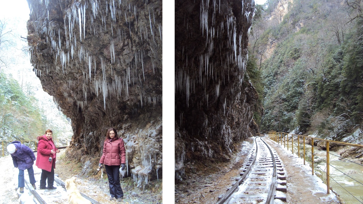 красивые сказочные сосульки повсюду. Фото: Книга Приключений