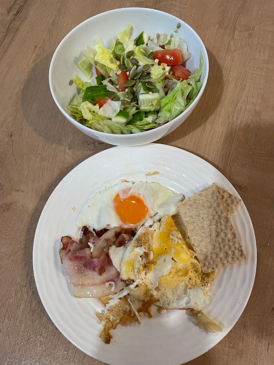 Нефотогиничный завтрак