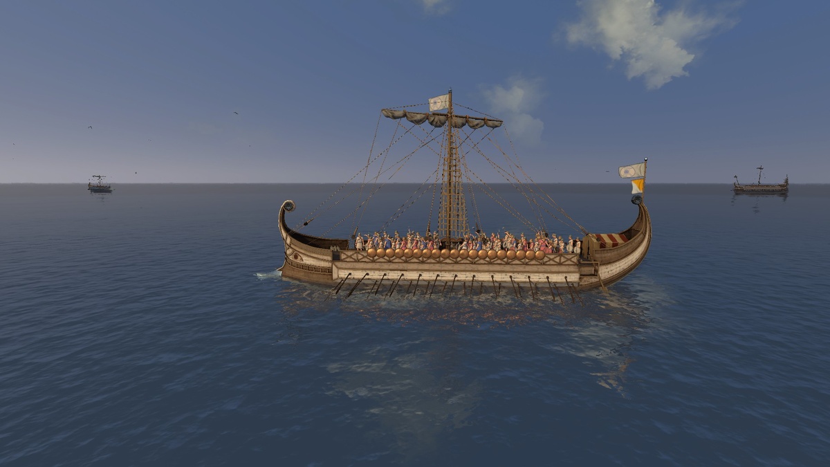 Штурмовая диера Total War: Rome II левый борт