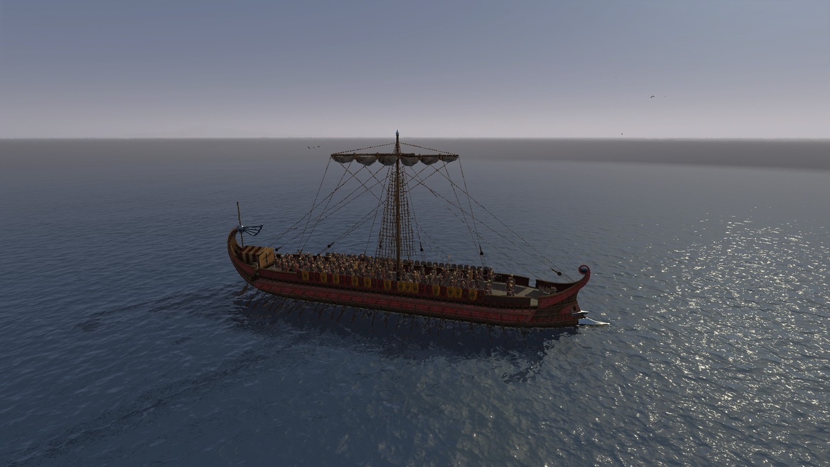 Штурмовая квадрирема Total War: Rome II правый борт