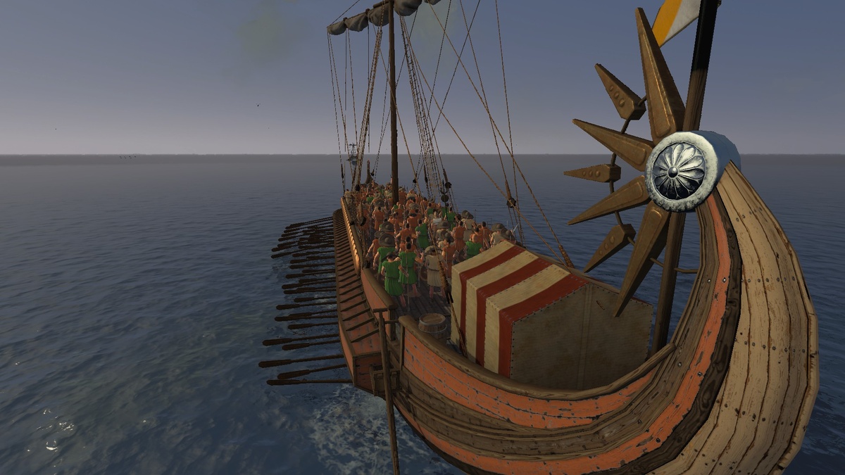 Тригемиола-перехватчик Total War: Rome II корма