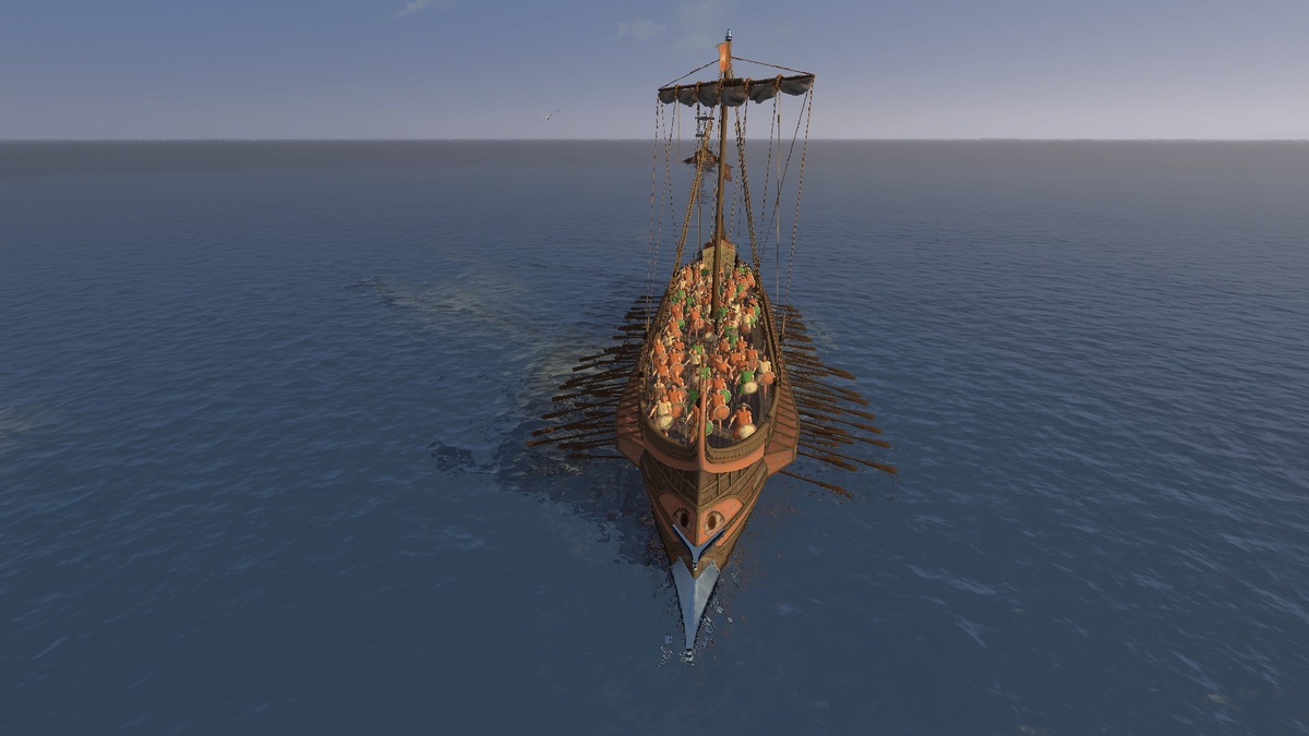 Тригемиола-перехватчик Total War: Rome II нос