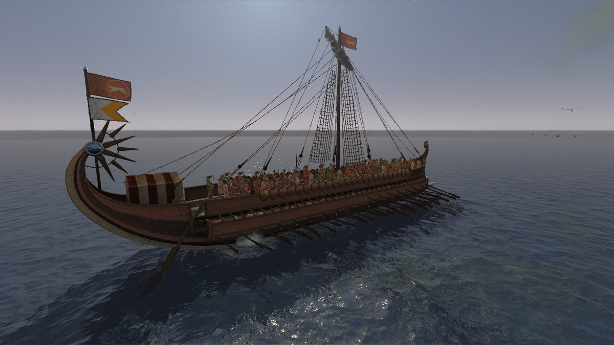 Тригемиола-перехватчик Total War: Rome II правый борт