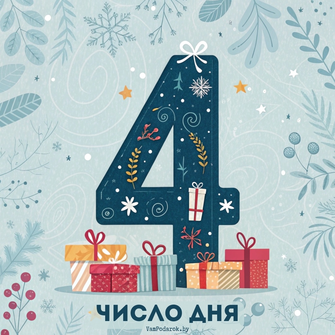 4– число дня