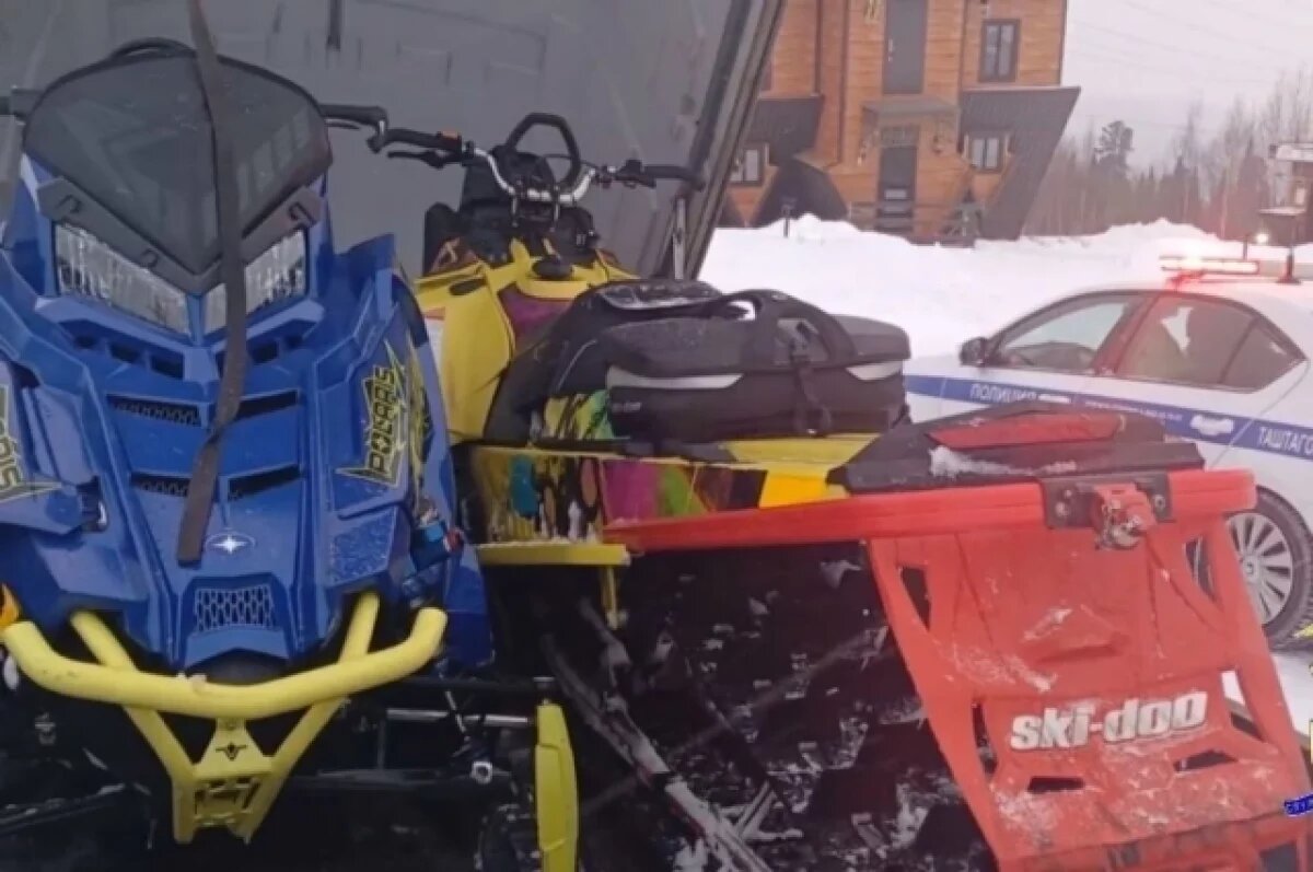    За туристов-бесправников в Шерегеше хозяин снегоходов заплатит 60 тыс. руб.