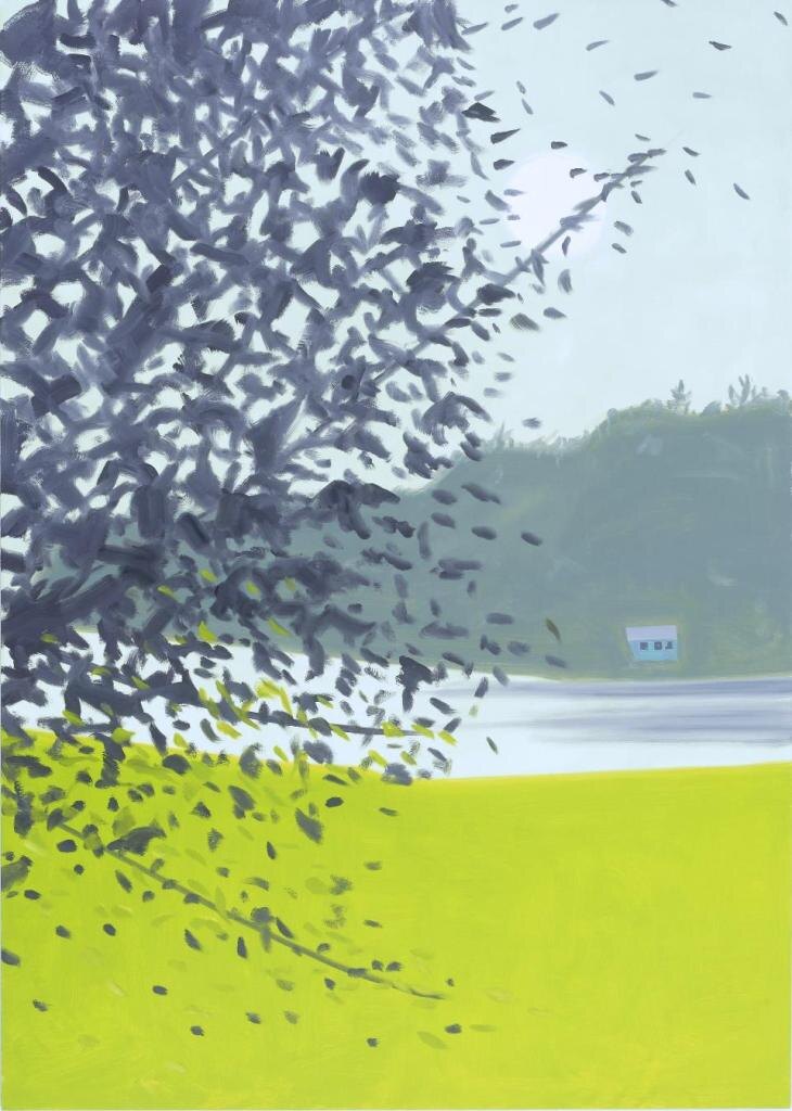 Алекс Кац. 4 часа пополудни. 2014 г. Масло, холст