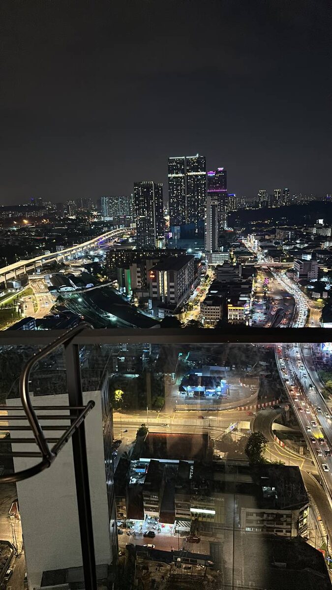 Вид с балкона апартаментов