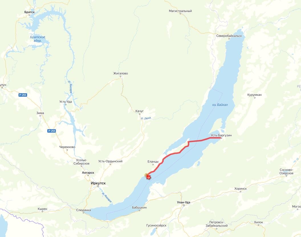 Трек маршрута.

