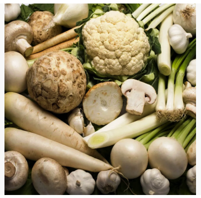 Белые овощи