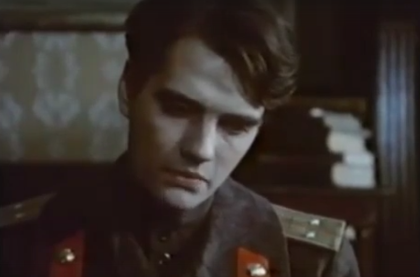 Кадр из фильма. Дмитрий Писаренко в роли студента