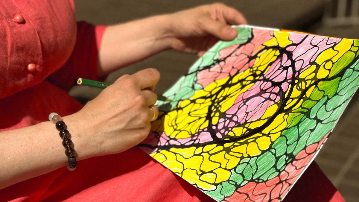 Нейрографический рисунок Ксении Чигладзе 