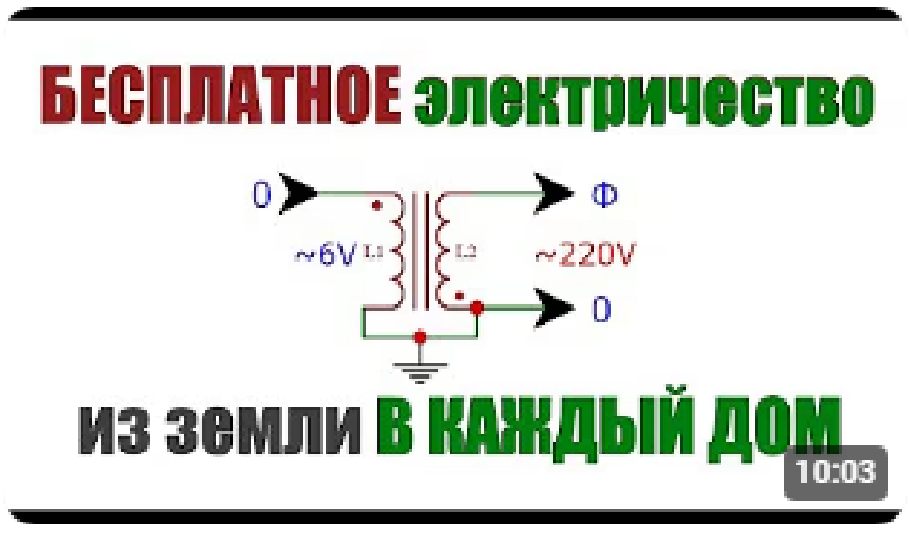 Бесплатное ЭЛЕКТРИЧЕСТВО из ЗЕМЛИ
