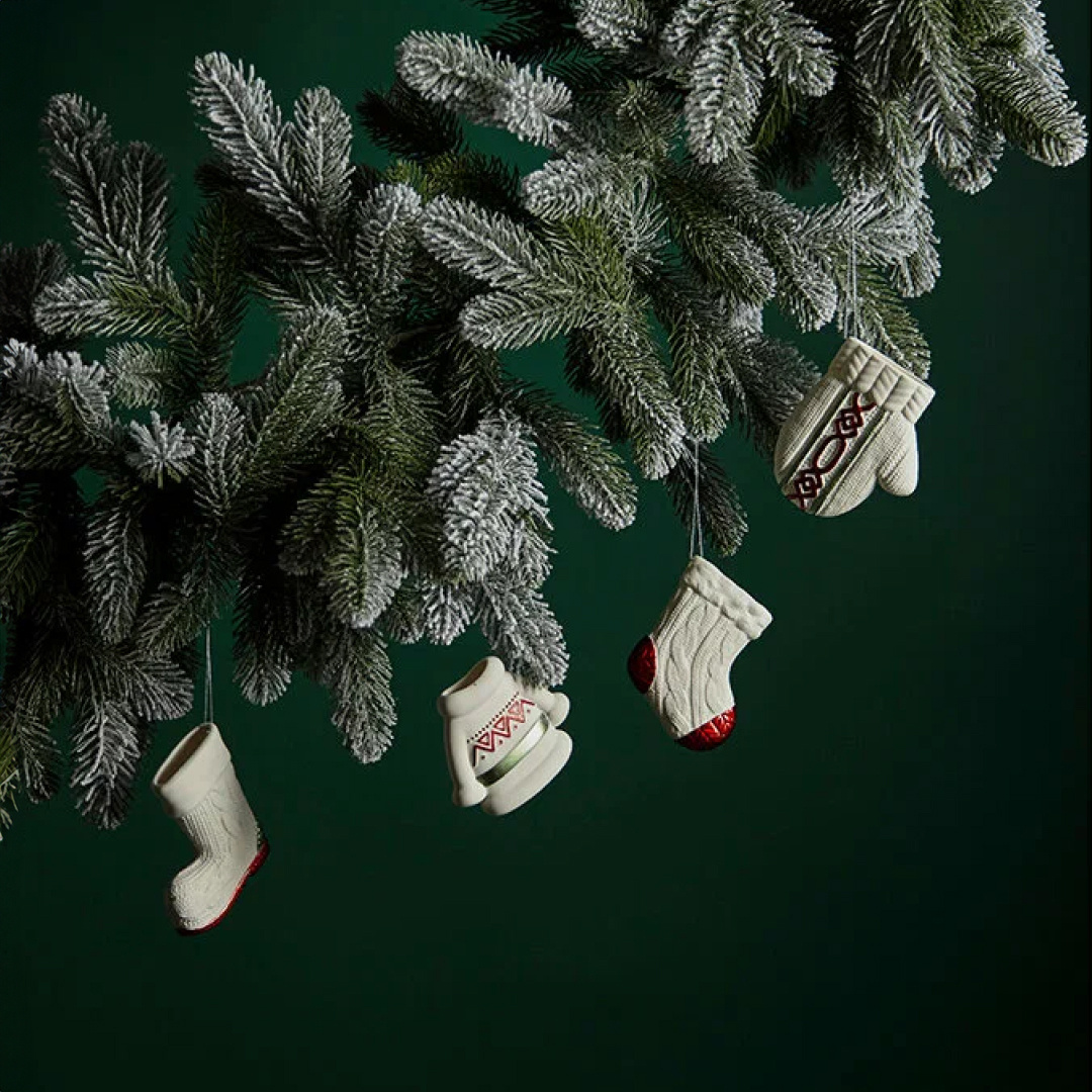 Набор ёлочных игрушек Tkano